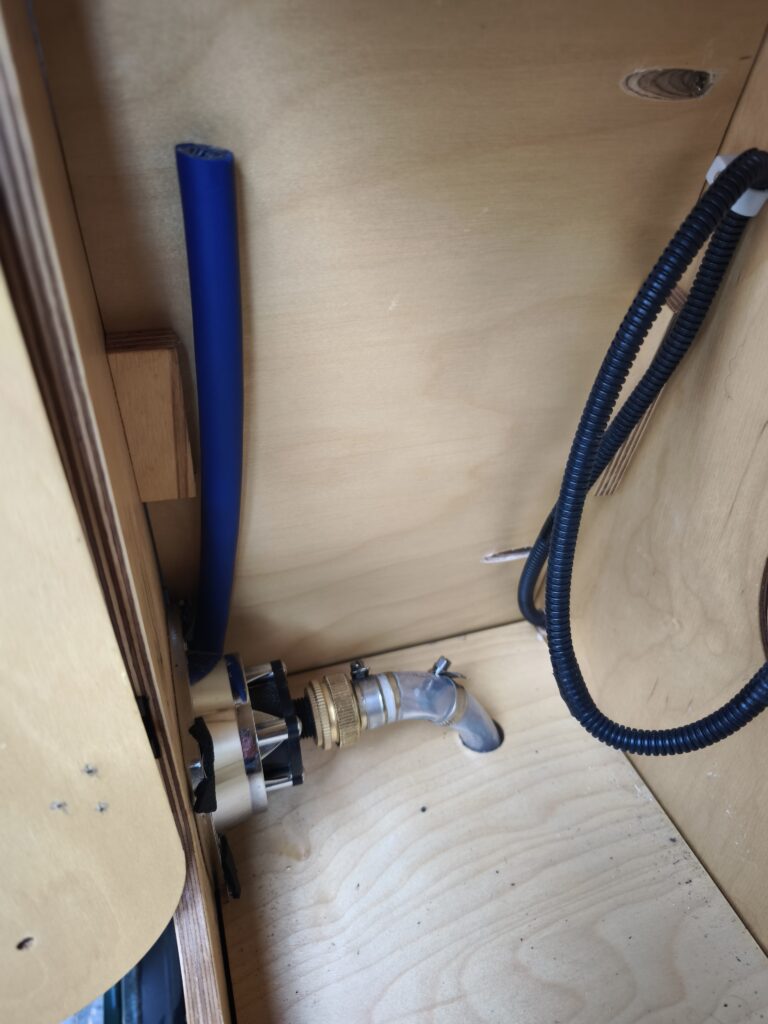 Water supply and tank venting hose